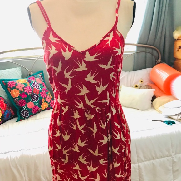 Mini Red Dress - Picture 2 of 4